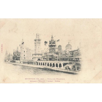 Exposition Paris de 1900 Pavillons Etrangers